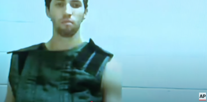 El acusado Tyler Robinson durante su primera audiencia judicial virtual en Utah